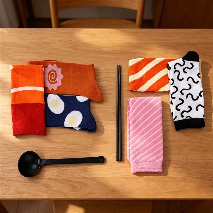 Ramen Theme Socks Gift Set factory