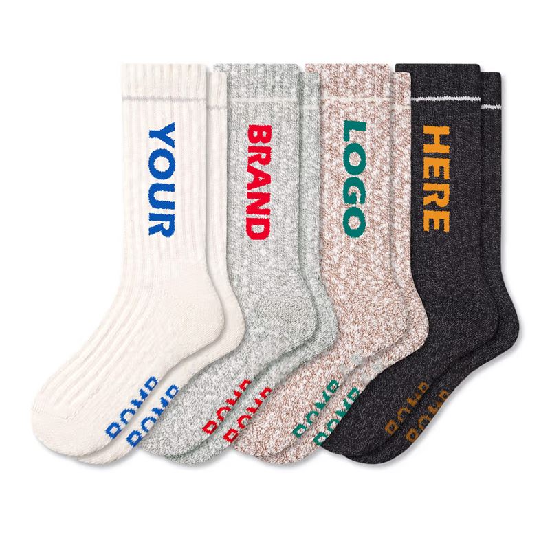 Custom Cozy Winter Thermal Crew Socks