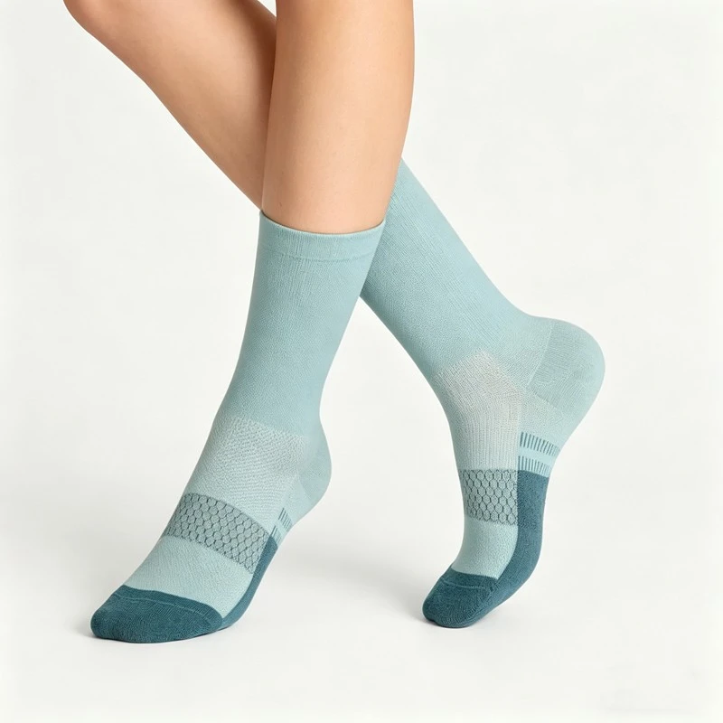 Earth Tone Panel Crew Socks factory
