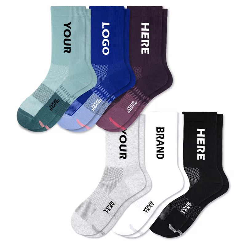 Earth Tone Panel Crew Socks