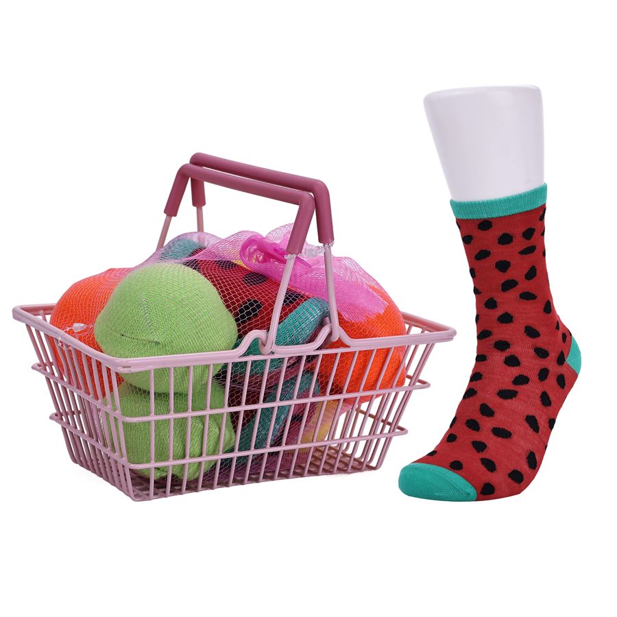 Fresh Green Fruit Socks Gift Set