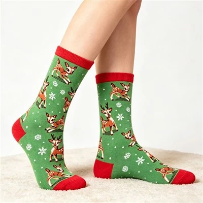 Christmas Reindeer Socks