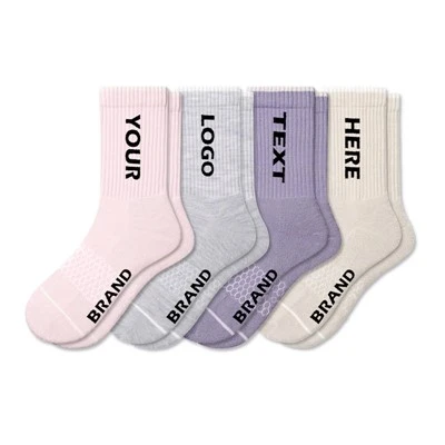 Custom Pastel Soft Tone Mid-calf Socks