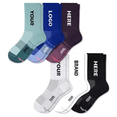 Earth Tone Panel Crew Socks