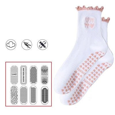 Embroidery Non-slip Socks