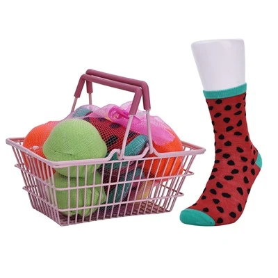 Fresh Green Fruit Socks Gift Set