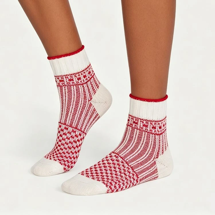 Vintage Wool Blend Cozy Socks high quality